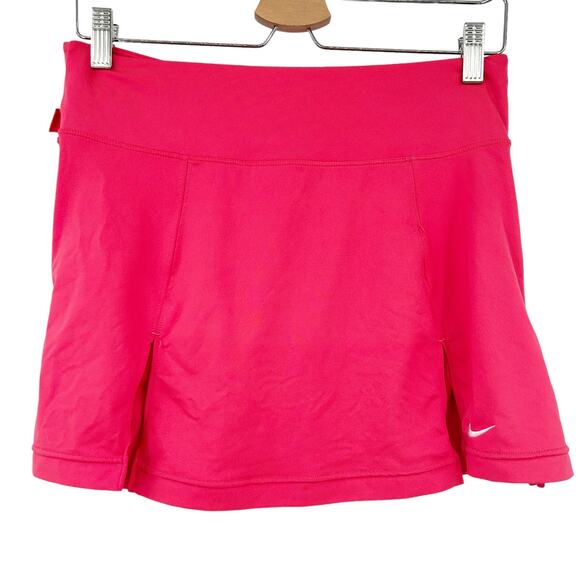 Nike Womens Barbiecore Active Tennis Tenniscore Golf Dri Fit Skort Skirt XS Pink - Picture 1 of 7